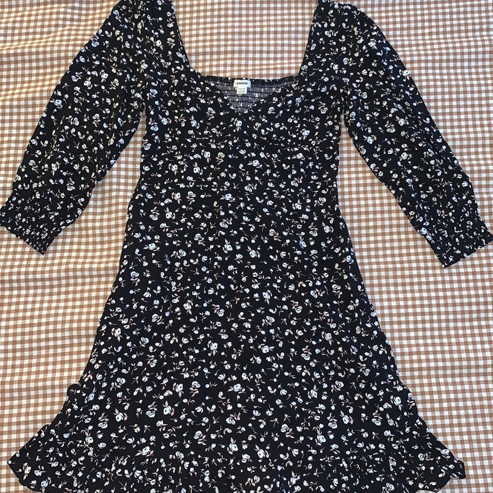 Black Floral Dress